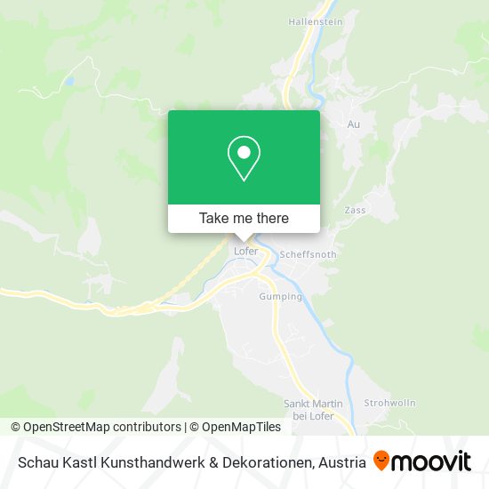 Schau Kastl Kunsthandwerk & Dekorationen map