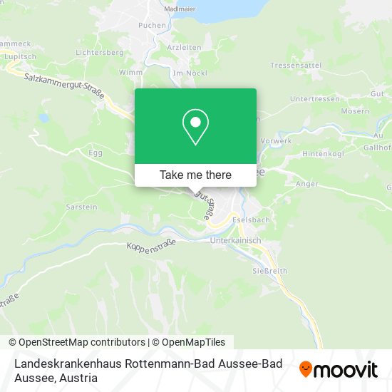 Landeskrankenhaus Rottenmann-Bad Aussee-Bad Aussee map