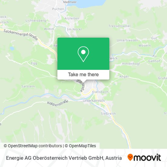 Energie AG Oberösterreich Vertrieb GmbH map