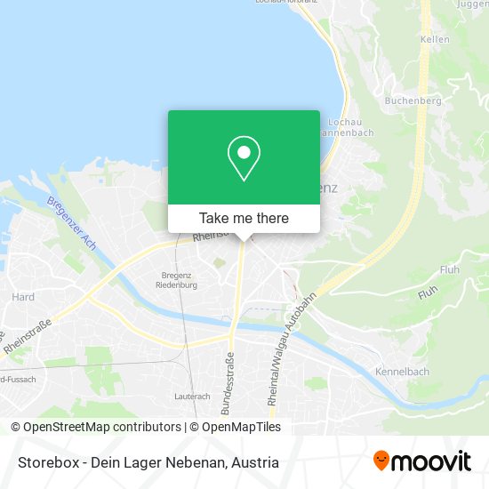 Storebox - Dein Lager Nebenan map