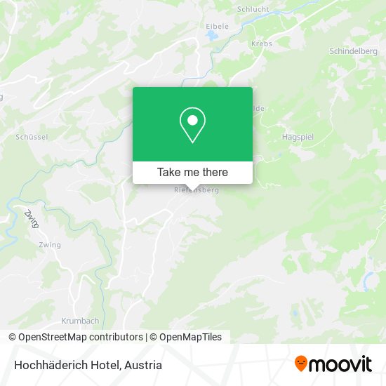 Hochhäderich Hotel map