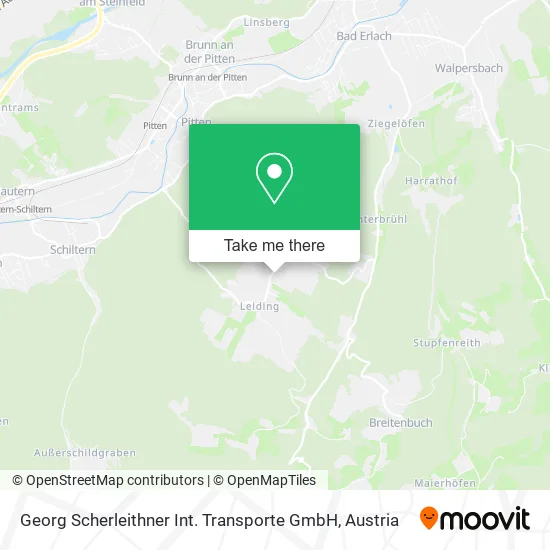 Georg Scherleithner Int. Transporte GmbH map