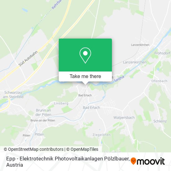 Epp - Elektrotechnik Photovoltaikanlagen Pölzlbauer map