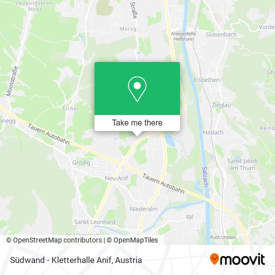 Südwand - Kletterhalle Anif map