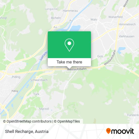 Shell Recharge map