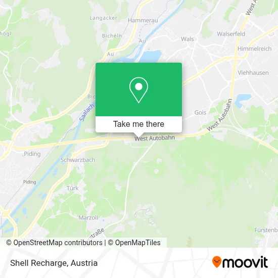 Shell Recharge map