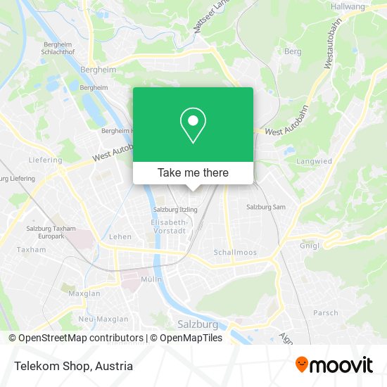 Telekom Shop map