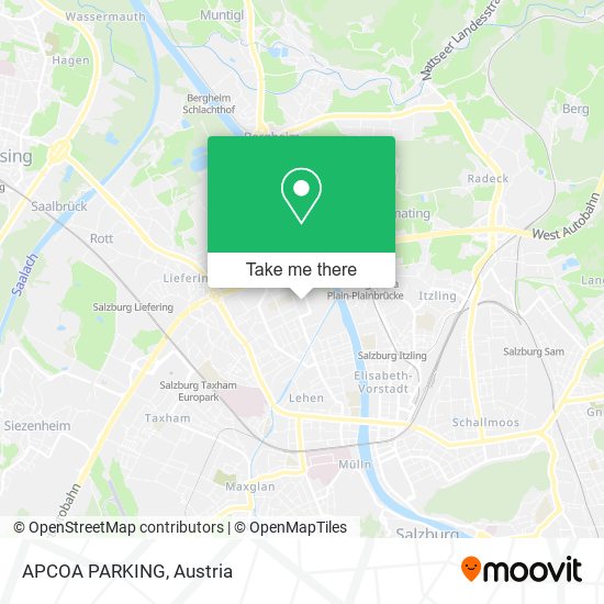 APCOA PARKING map