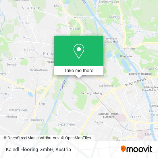 Kaindl Flooring GmbH map