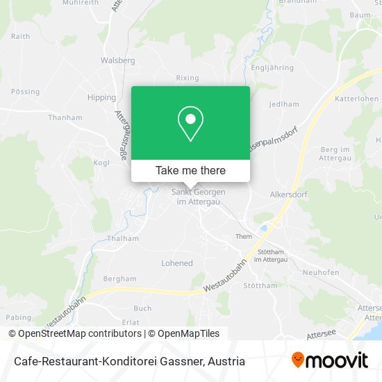 Cafe-Restaurant-Konditorei Gassner map