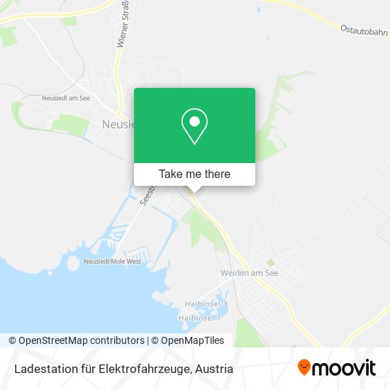 Ladestation für Elektrofahrzeuge map
