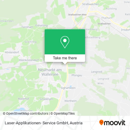 Laser-Applikationen- Service GmbH map