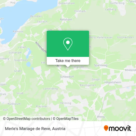 Merle's Mariage de Reve map