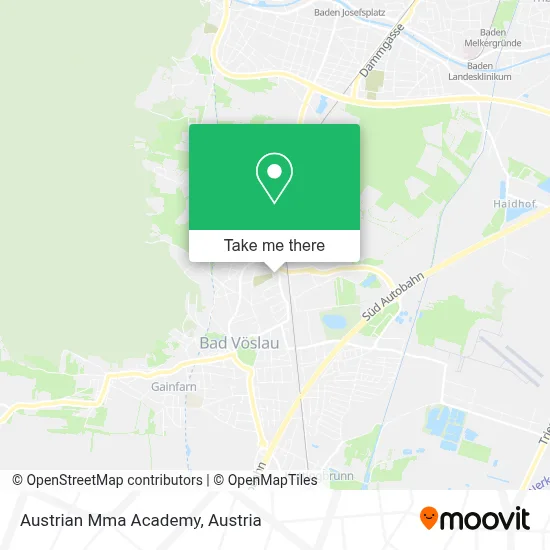 Austrian Mma Academy map