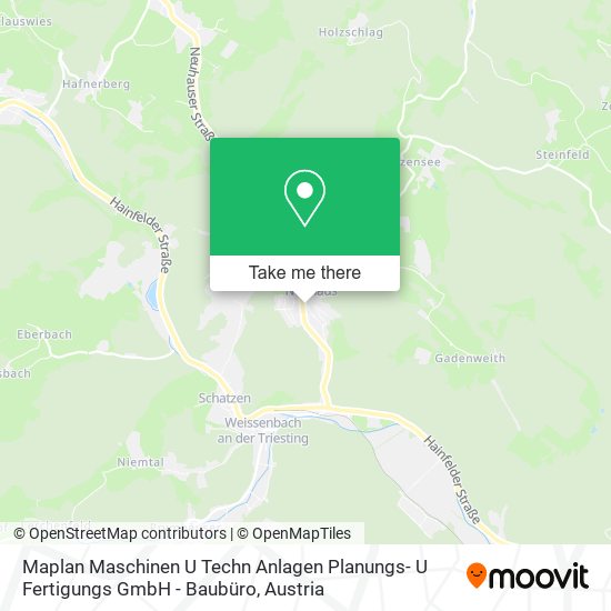 Maplan Maschinen U Techn Anlagen Planungs- U Fertigungs GmbH - Baubüro map