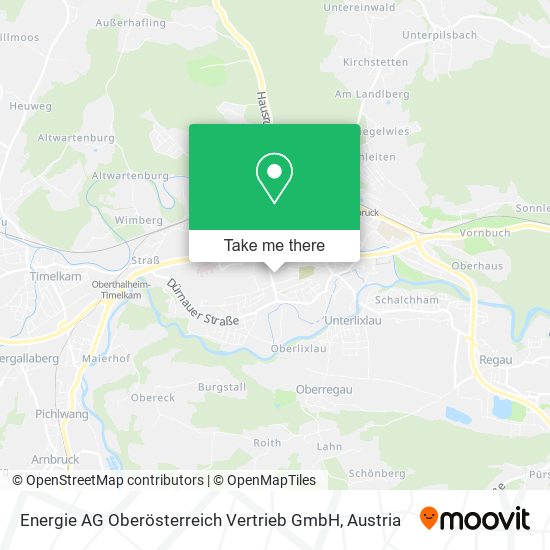 Energie AG Oberösterreich Vertrieb GmbH map