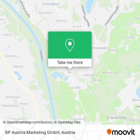 BP Austria Marketing GmbH map