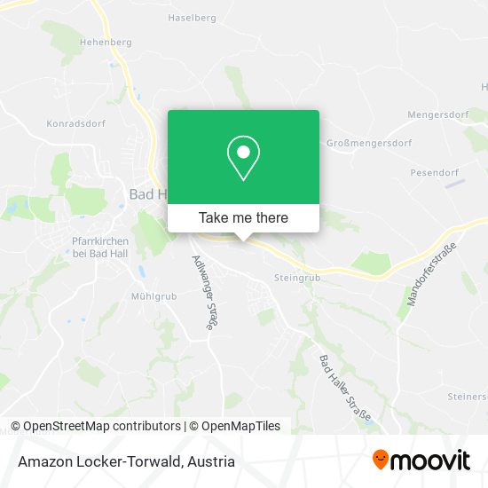 Amazon Locker-Torwald map