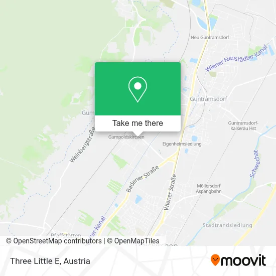 Three Little E map