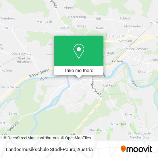 Landesmusikschule Stadl-Paura map