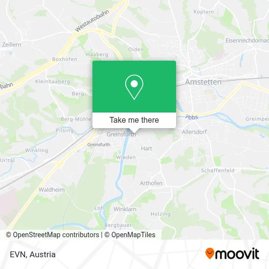 EVN map