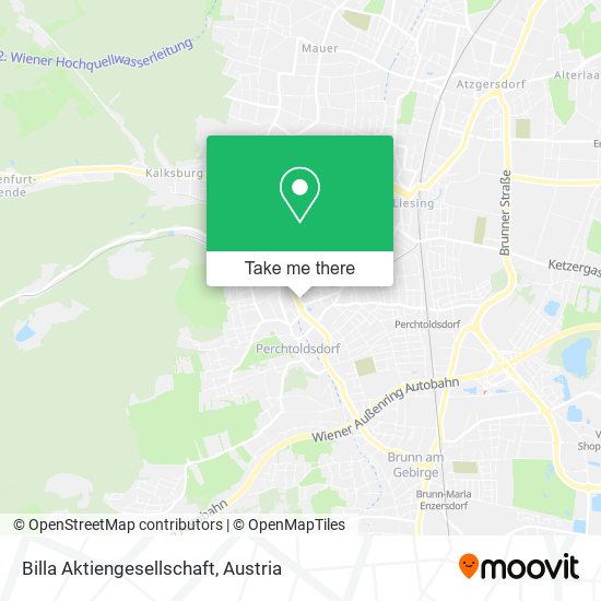 Billa Aktiengesellschaft map