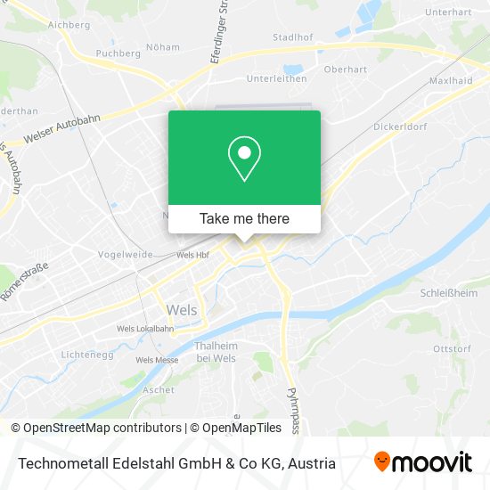 Technometall Edelstahl GmbH & Co KG map