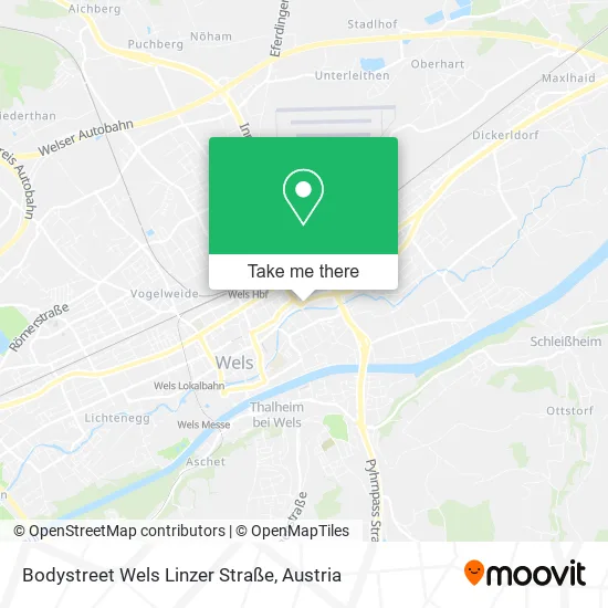 Bodystreet Wels Linzer Straße map