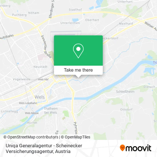 Uniqa Generalagentur - Scheinecker Versicherungsagentur map