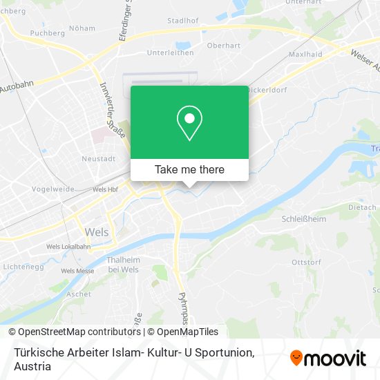 Türkische Arbeiter Islam- Kultur- U Sportunion map