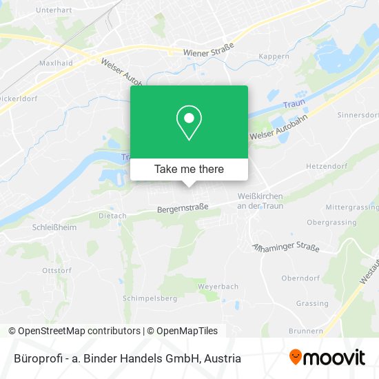 Büroprofi - a. Binder Handels GmbH map