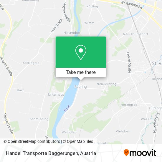 Handel Transporte Baggerungen map