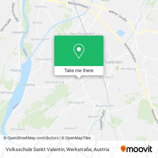 Volksschule Sankt Valentin, Werkstraße map