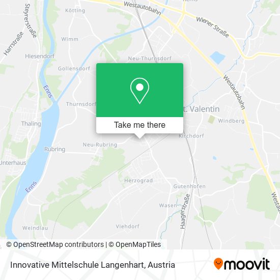 Innovative Mittelschule Langenhart map