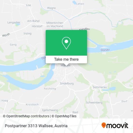 Postpartner 3313 Wallsee map