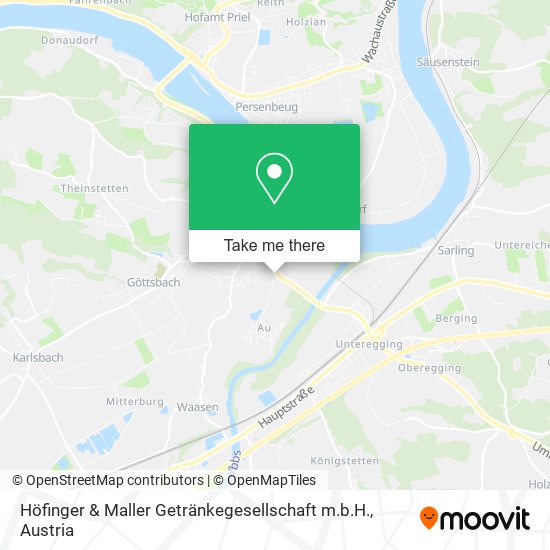 Höfinger & Maller Getränkegesellschaft m.b.H. map