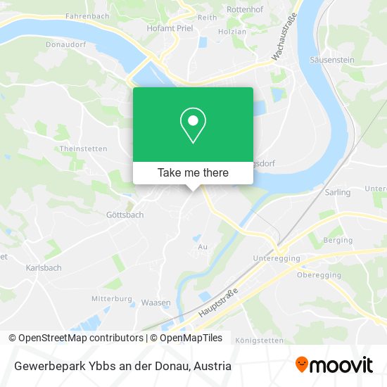 Gewerbepark Ybbs an der Donau map