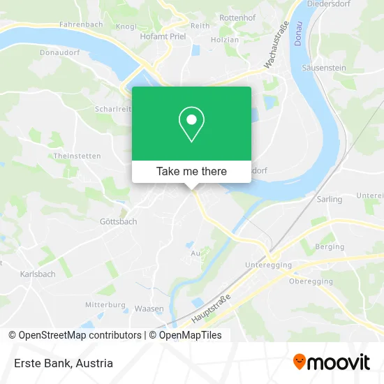 Erste Bank map