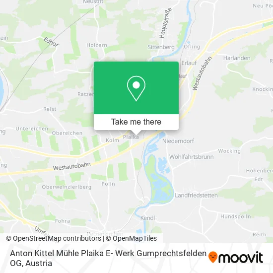 Anton Kittel Mühle Plaika E- Werk Gumprechtsfelden OG map