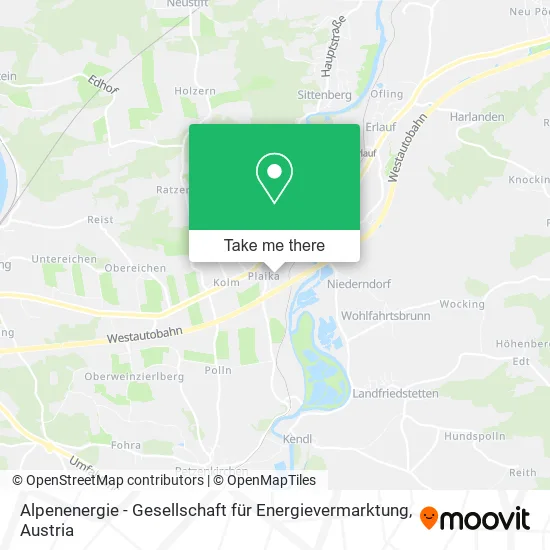 Alpenenergie - Gesellschaft für Energievermarktung map