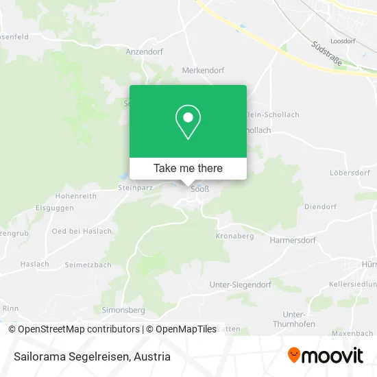Sailorama Segelreisen map