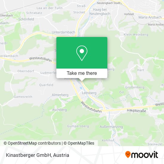 Kinastberger GmbH map