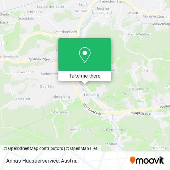 Anna's Haustierservice map