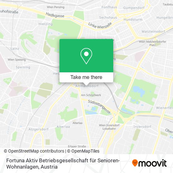 Fortuna Aktiv Betriebsgesellschaft für Senioren-Wohnanlagen map
