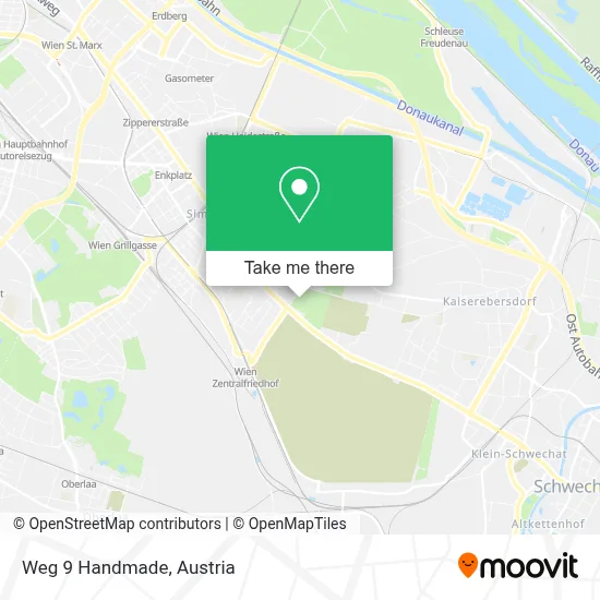Weg 9 Handmade map