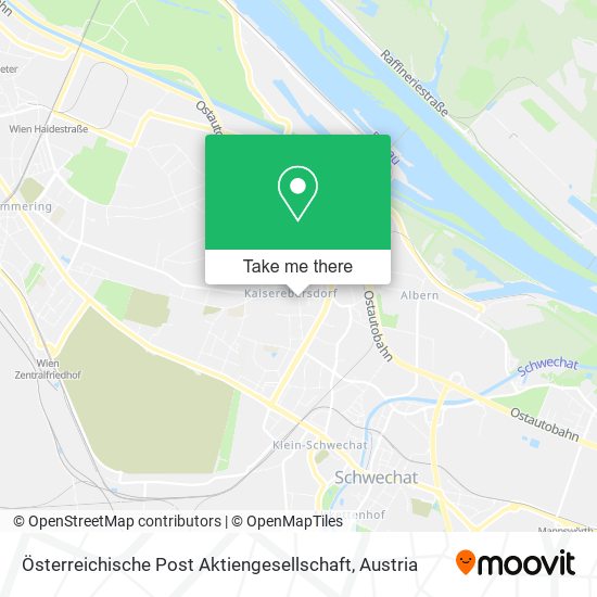 Österreichische Post Aktiengesellschaft map