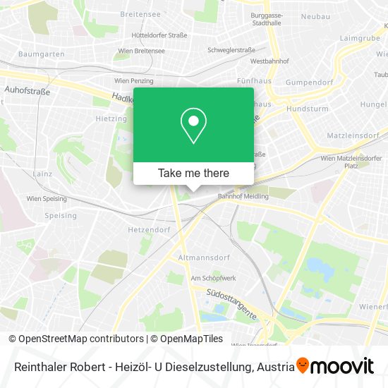 Reinthaler Robert - Heizöl- U Dieselzustellung map