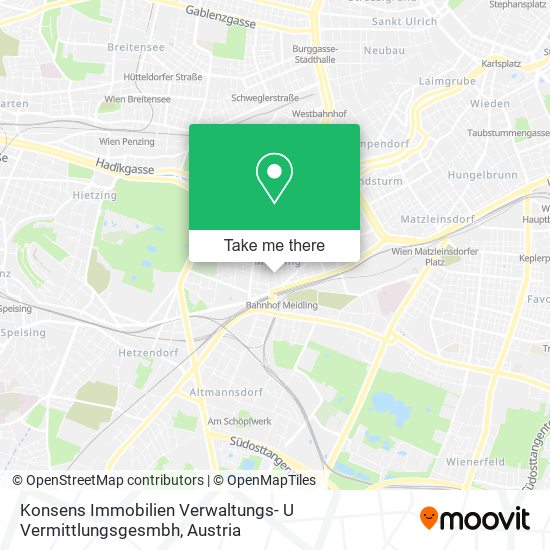 Konsens Immobilien Verwaltungs- U Vermittlungsgesmbh map