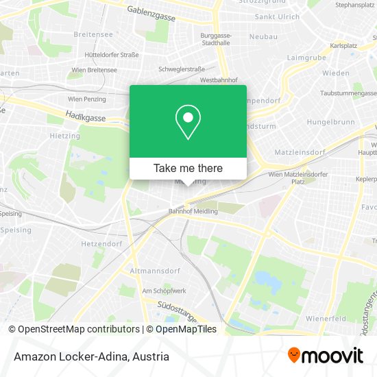 Amazon Locker-Adina map