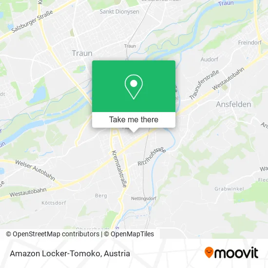 Amazon Locker-Tomoko map